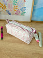 The Vintage Pink Colorblock Bag - Purple/White