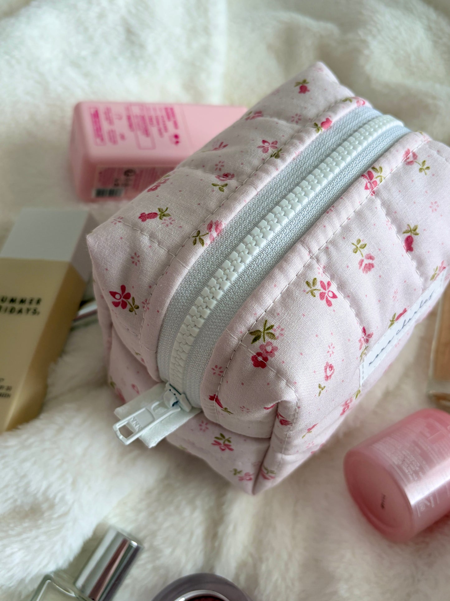 Strawberry Matcha Mini Makeup Bag *limited-edition*