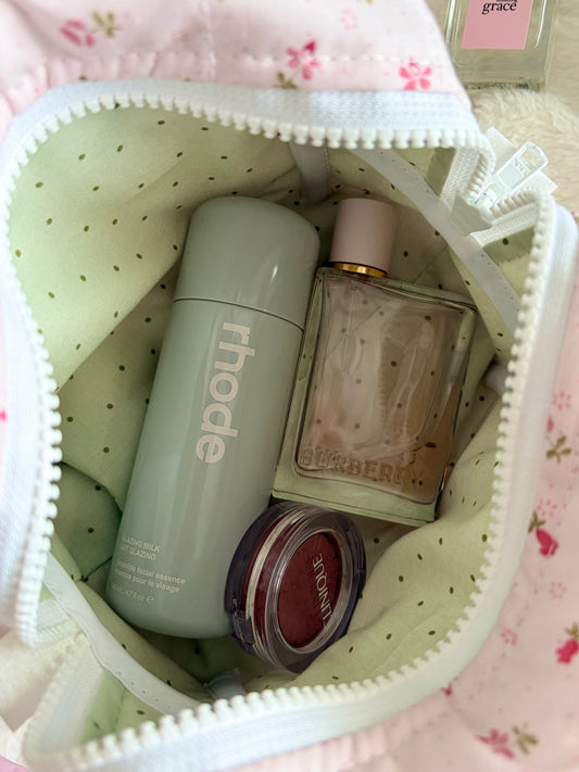 Strawberry Matcha Medium Makeup Bag *limited-edition*