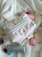 Pixel Picnic Medium Makeup Bag with Light Pink Bow*limited-edition*