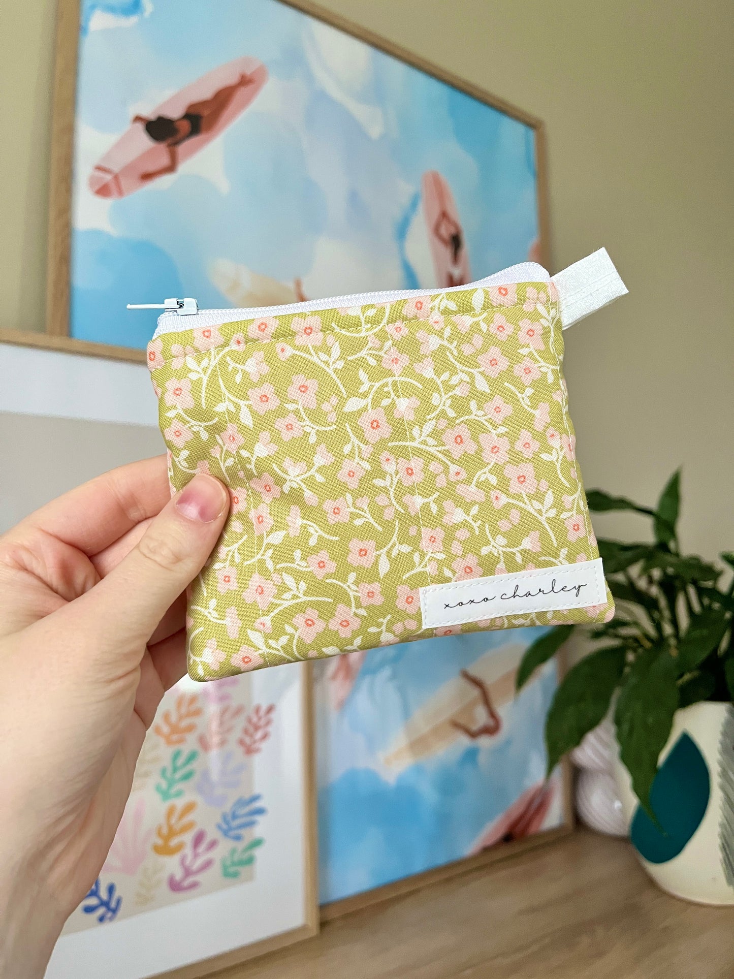 The Peony Keychain Wallet
