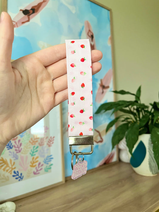 The Ruby Keychain Wristlet