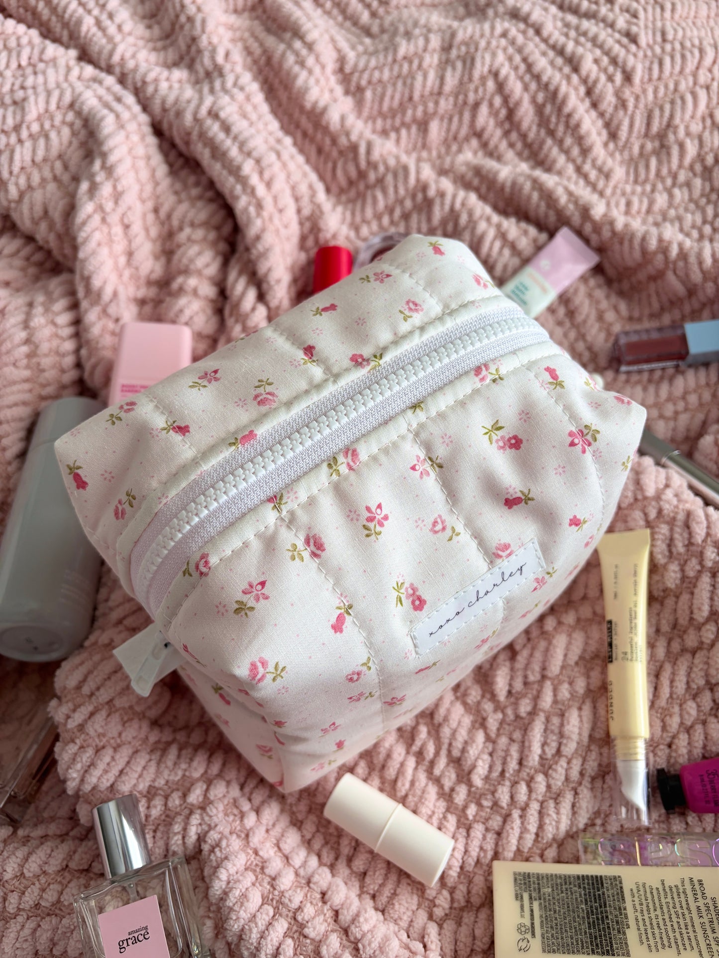 Pink Chantilly Medium Makeup Bag *limited-edition*