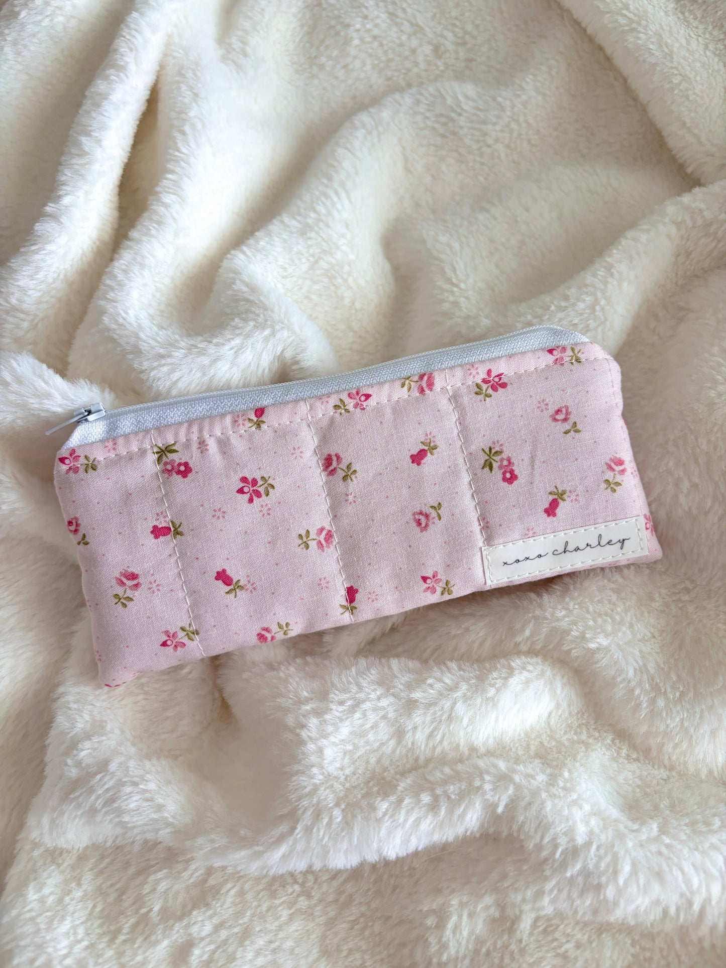 Strawberry Matcha Pencil & Glasses Case *limited-edition*