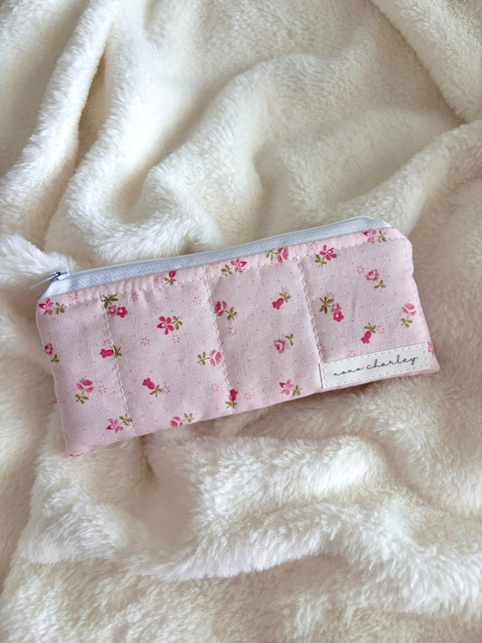 Strawberry Matcha Pencil & Glasses Case *limited-edition*