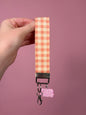 Peaches & Cream Keychain Wristlet *limited-edition*