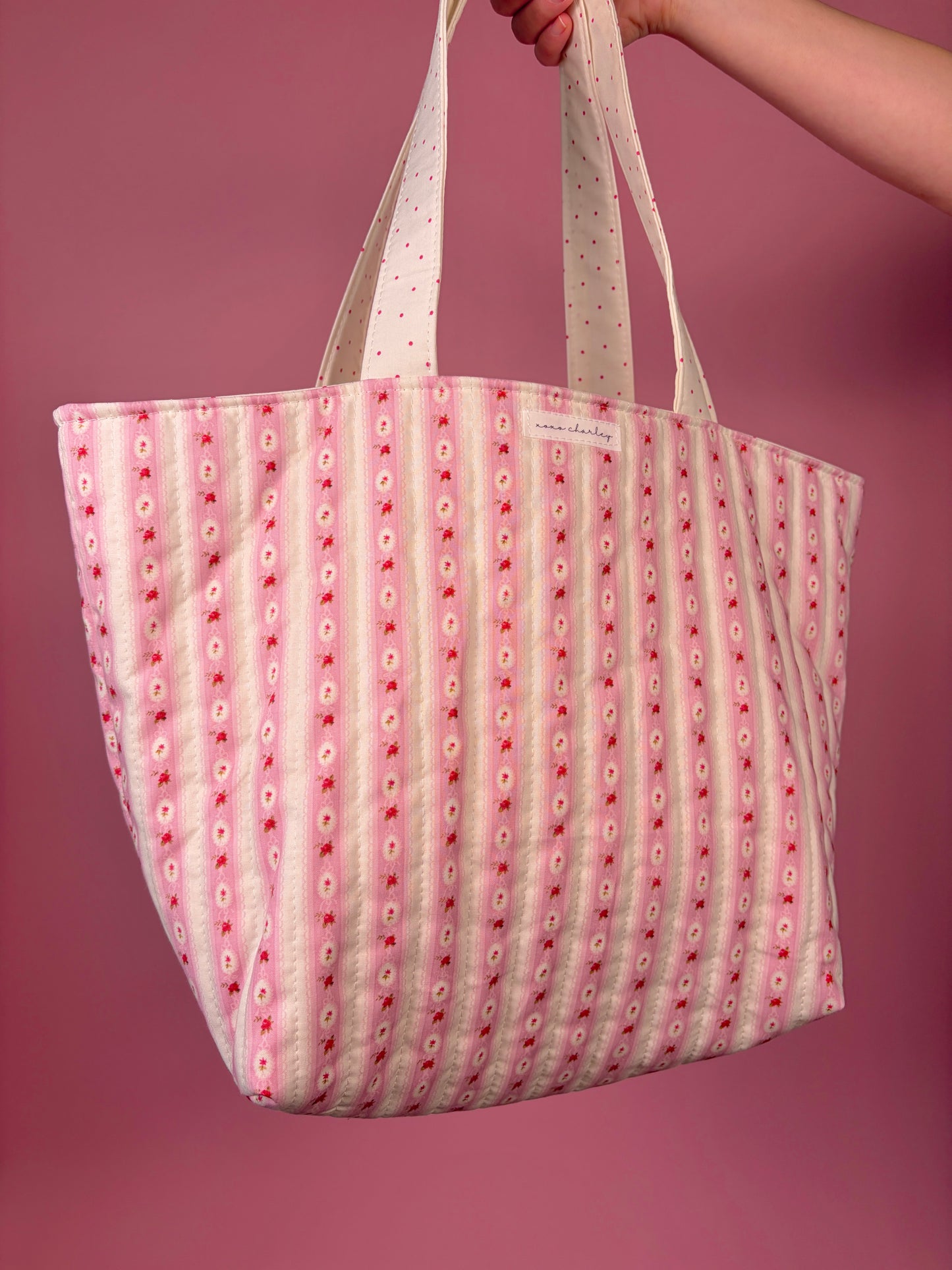 Raspberry Sorbet Large Tote Bag *limited-edition*