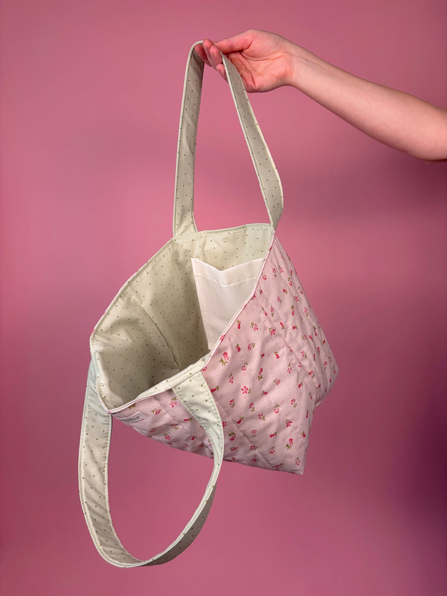 Strawberry Matcha Mini Tote Bag *limited-edition*