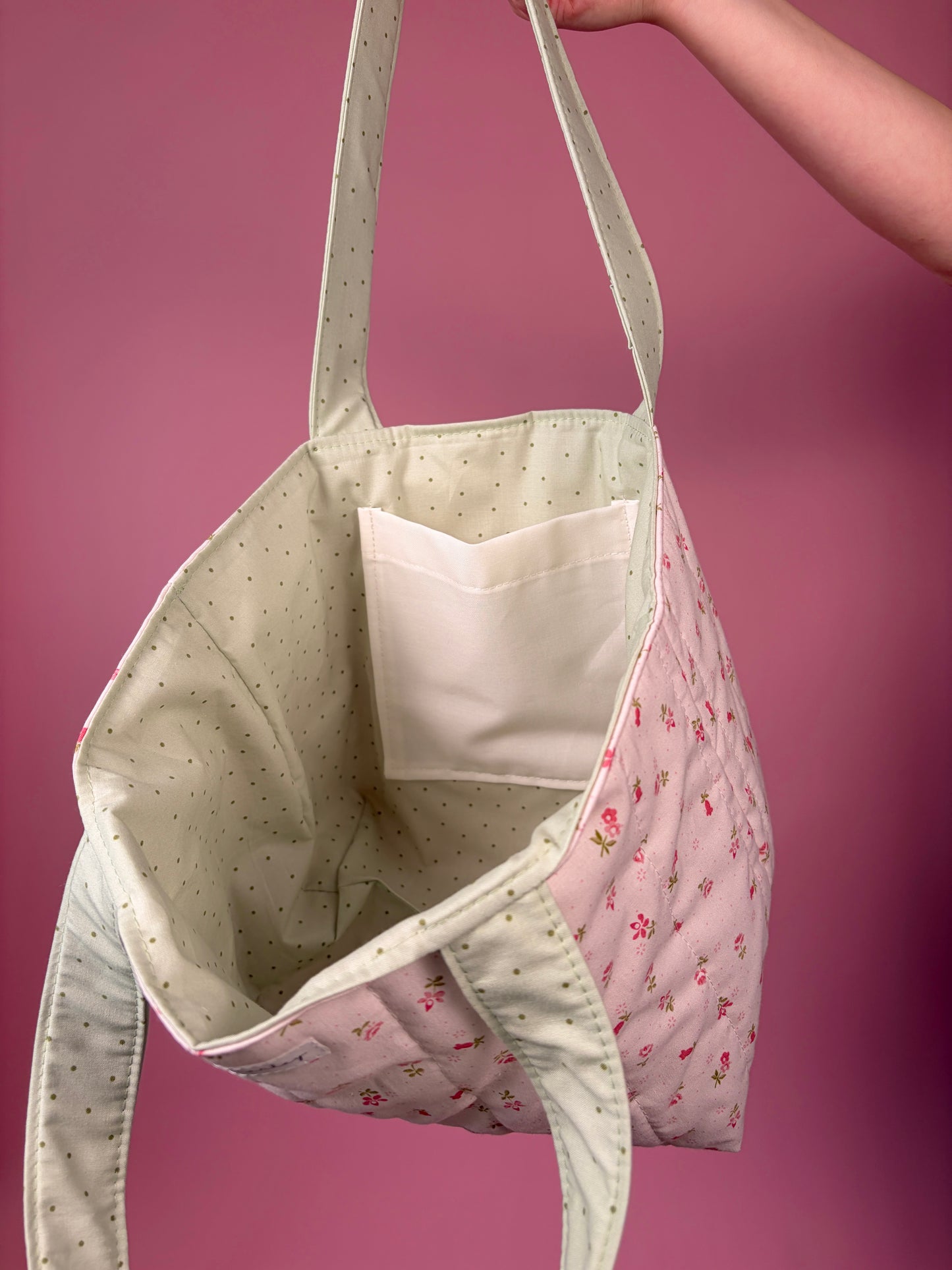 Strawberry Matcha Mini Tote Bag *limited-edition*