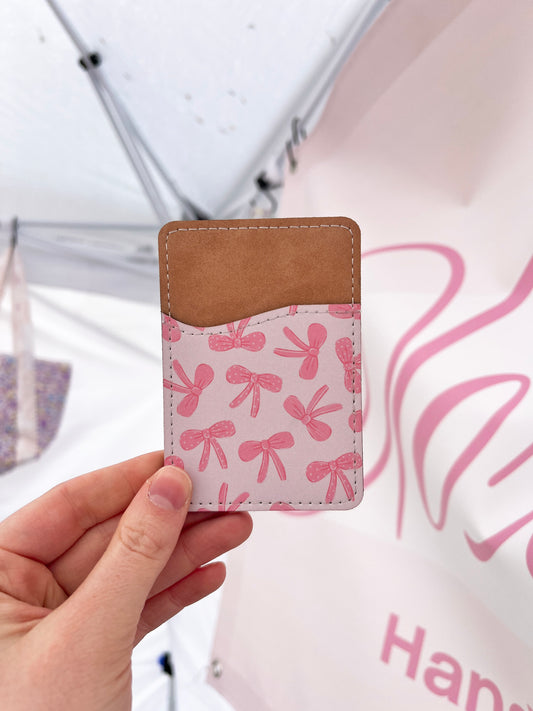 Pink Bow Phone Wallet