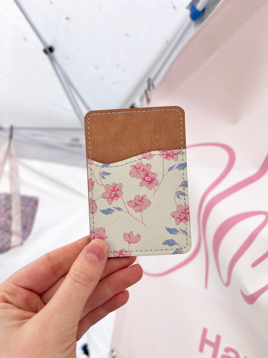 Baby Pink Floral Phone Wallet