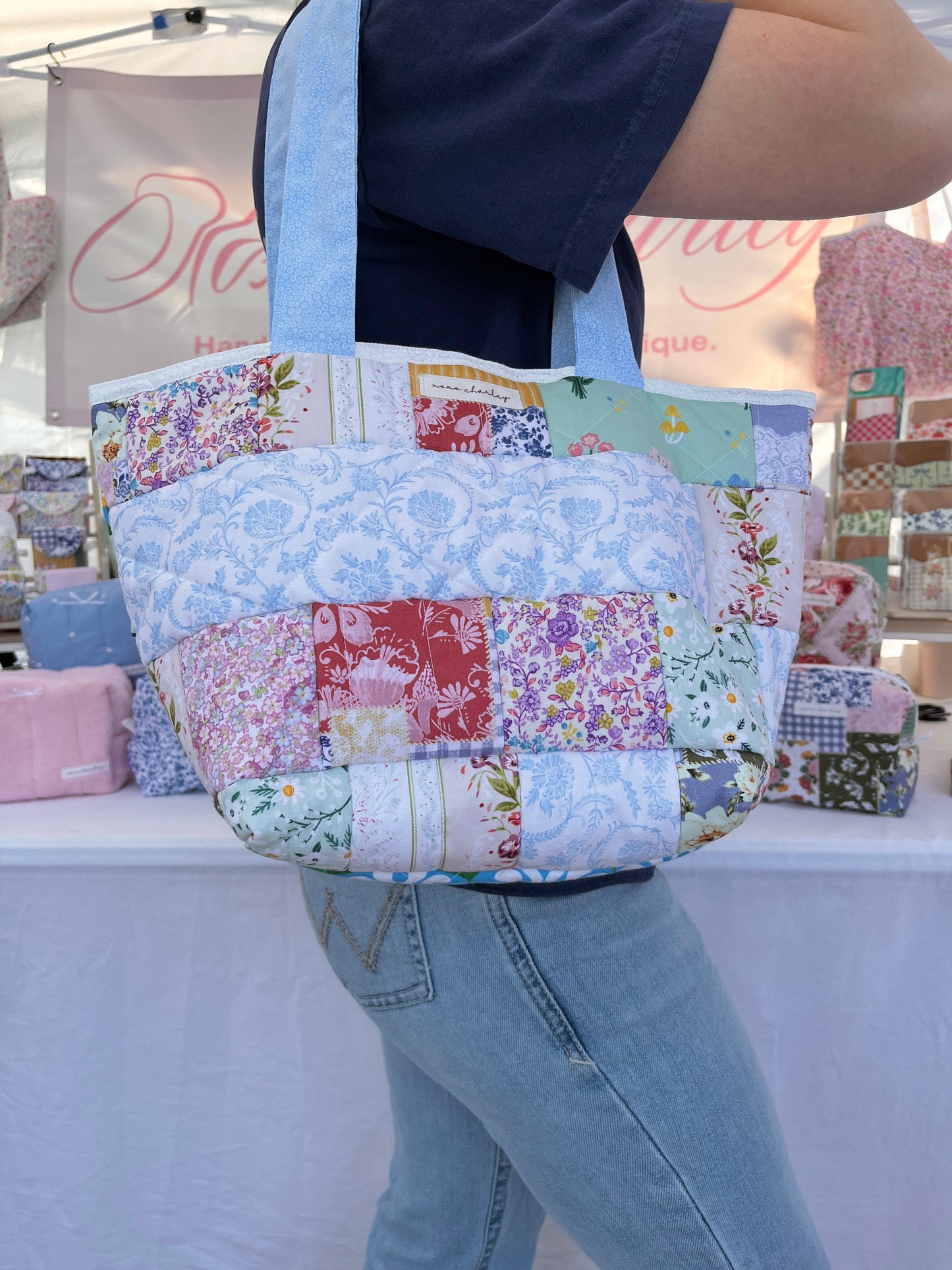 The Patchwork Scrap Mini Tote Bag