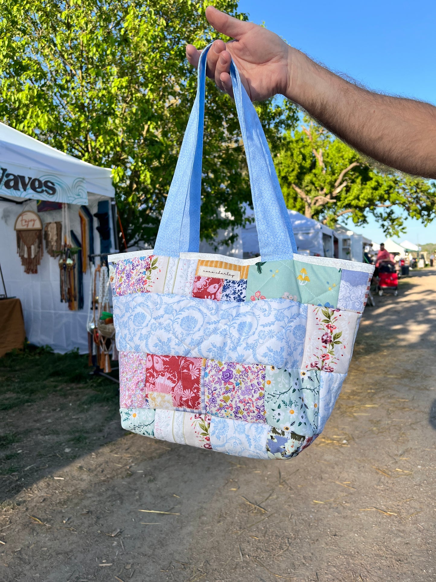 The Patchwork Scrap Mini Tote Bag