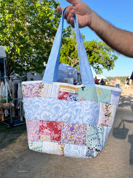 The Patchwork Scrap Mini Tote Bag