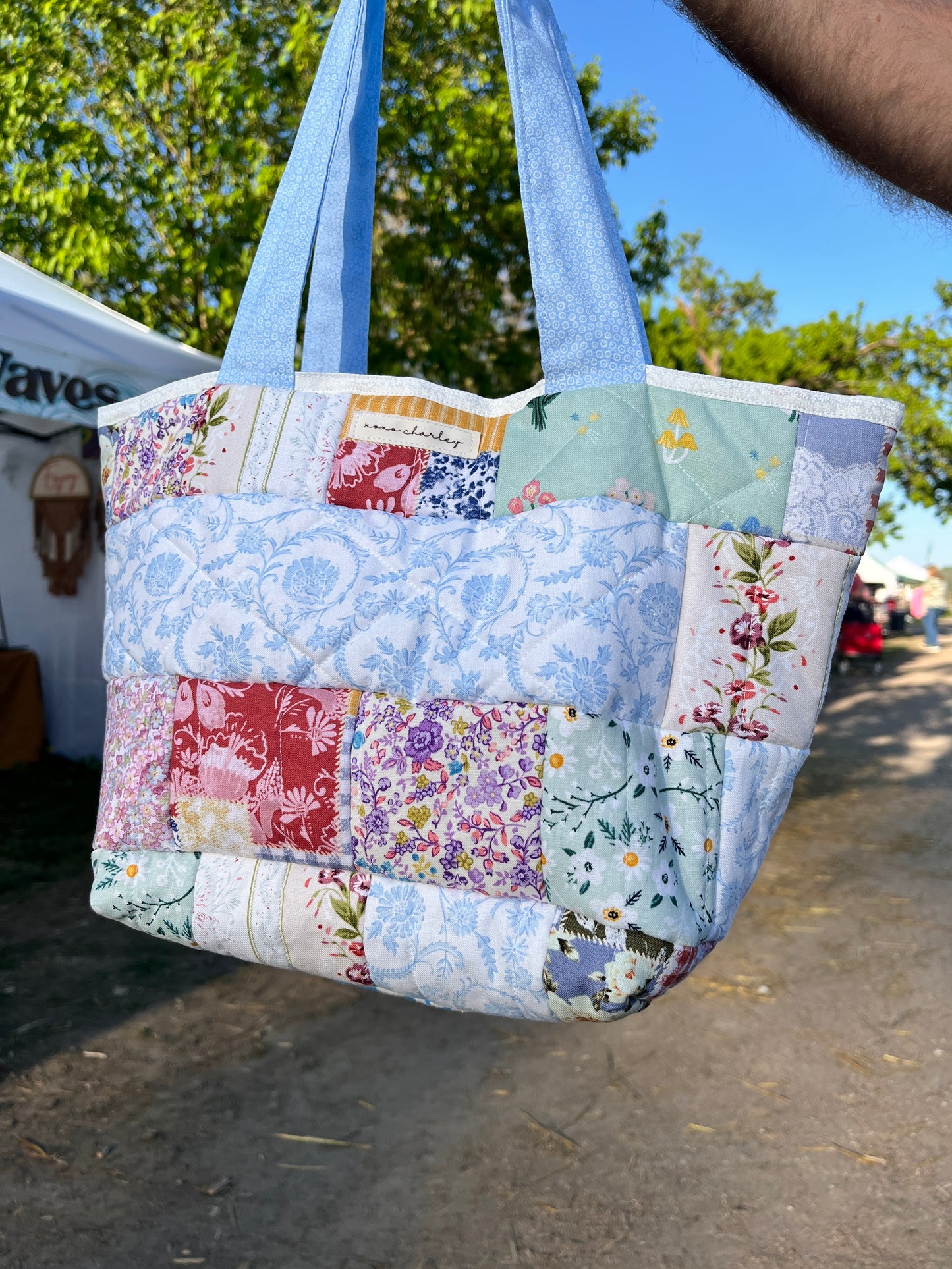 The Patchwork Scrap Mini Tote Bag