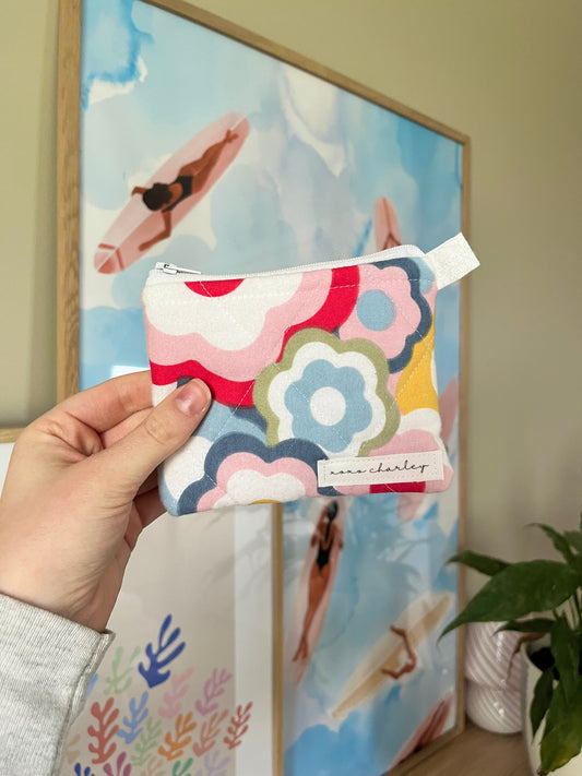 The Rainbow Flower Keychain Wallet