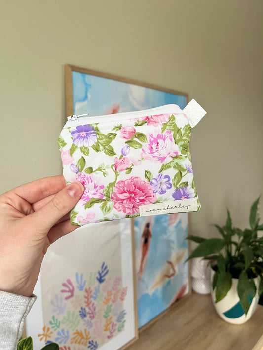 The Joy Floral Keychain Wallet
