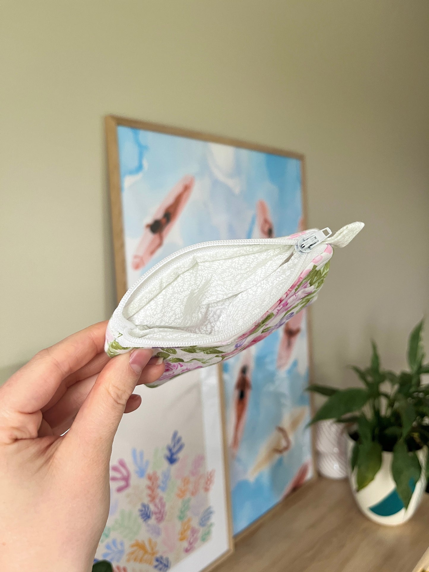 The Joy Floral Keychain Wallet
