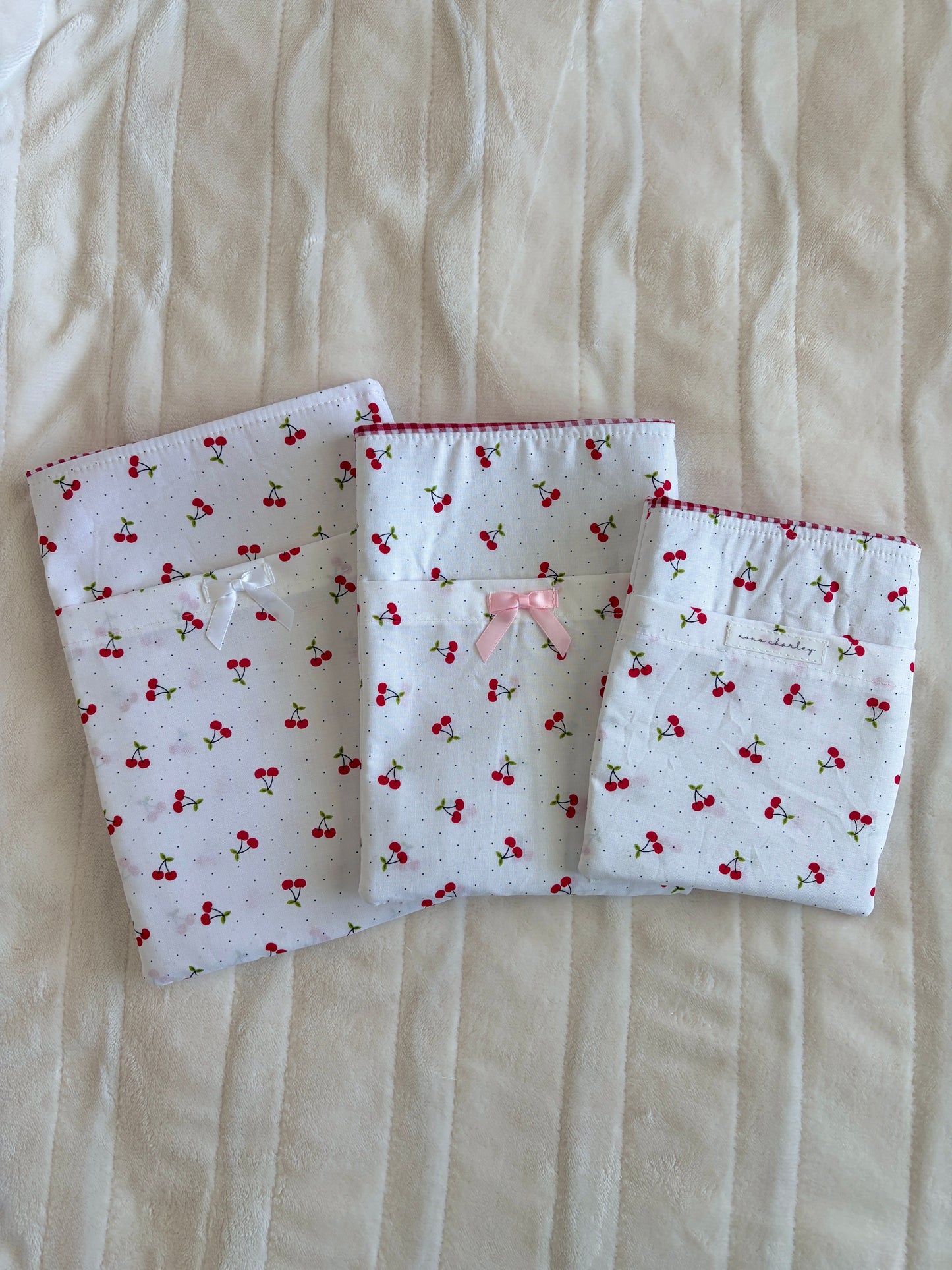 Cherry Red E-Reader/Book Sleeve