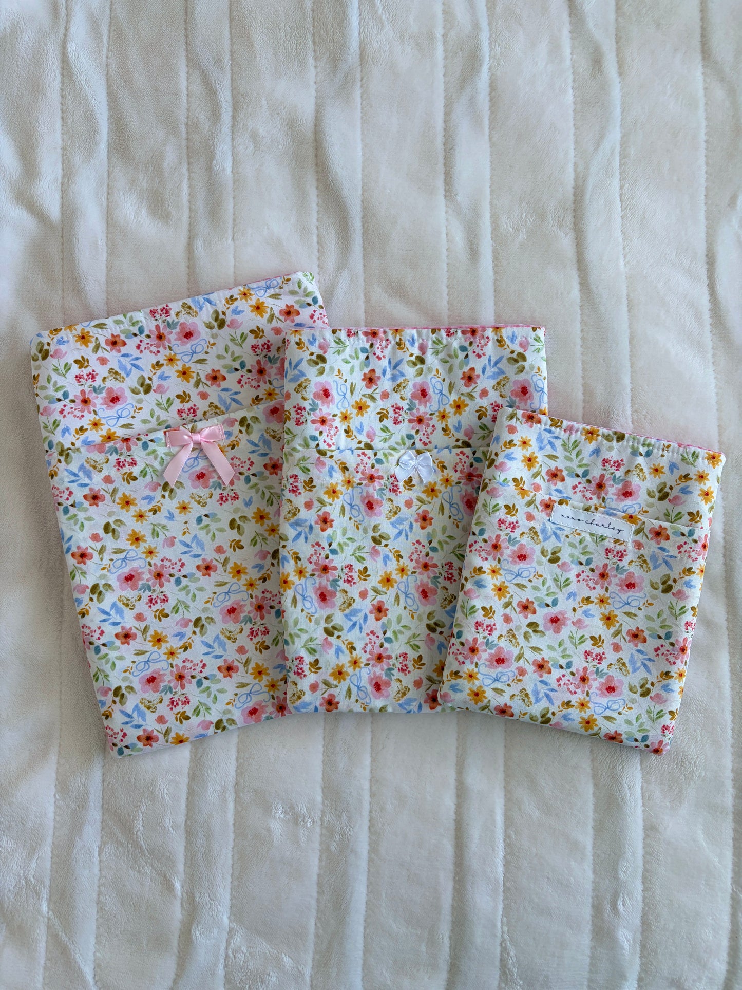 Bright Floral E-Reader/Book Sleeve