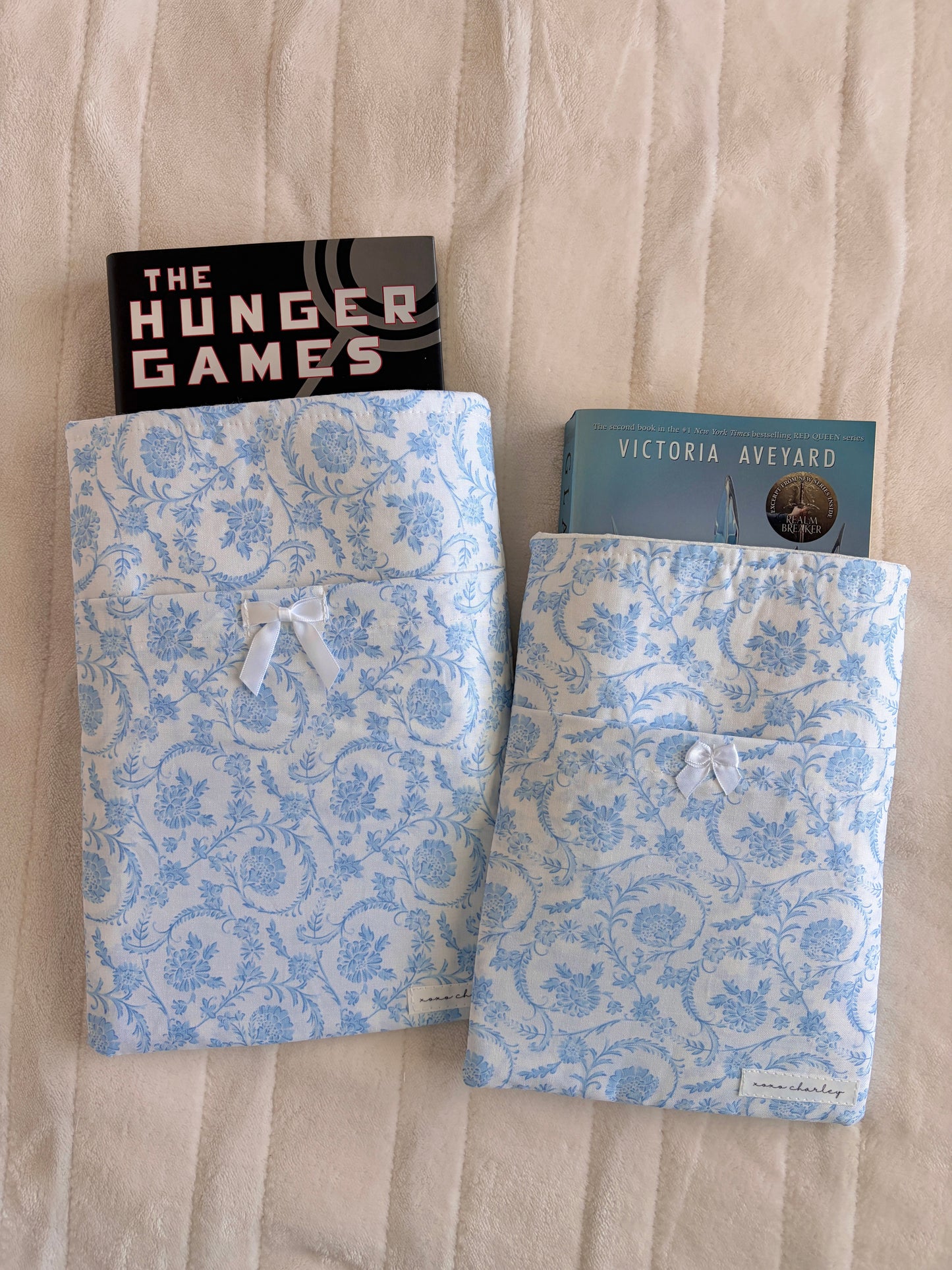 Vintage Blue E-Reader/Book Sleeve
