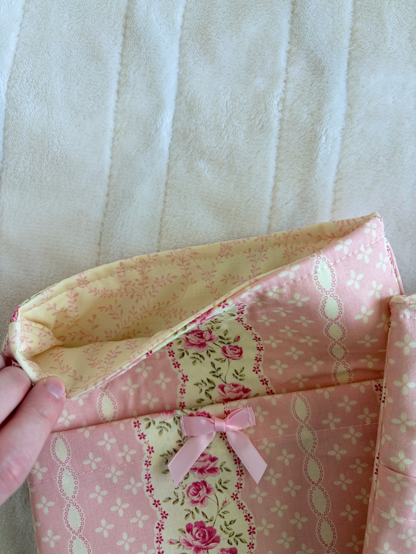 Pink & Yellow Floral E-Reader/Book Sleeve