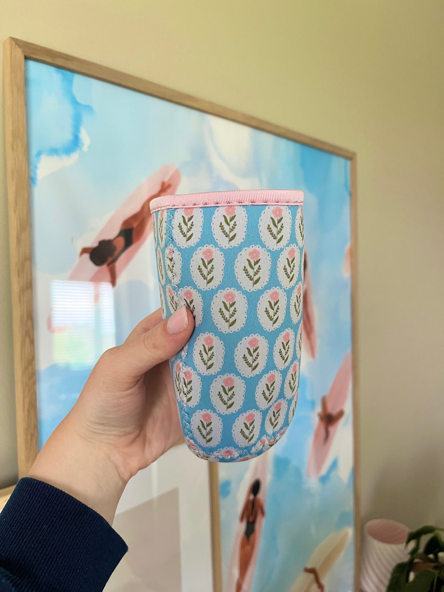 Medium Summer Flower Cup Coozie