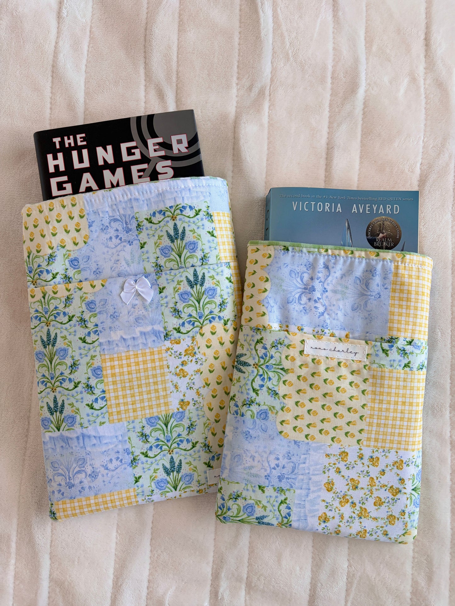 Green Patchwork E-Reader/Book Sleeve