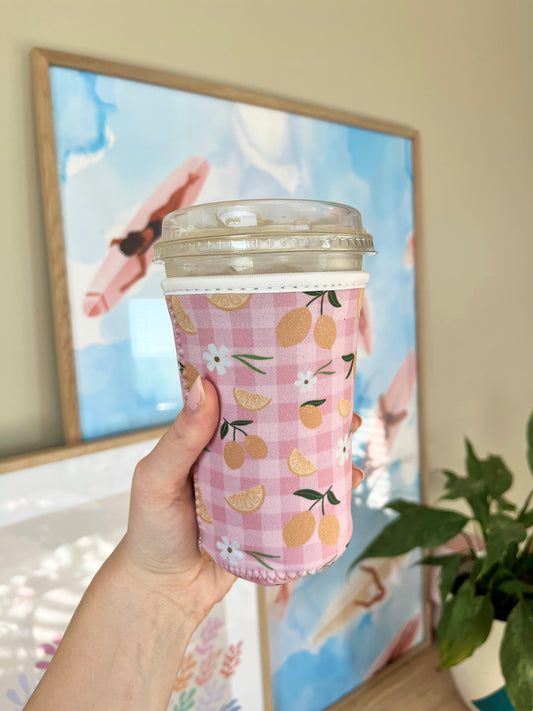 Medium Spring Lemon Cup Coozie