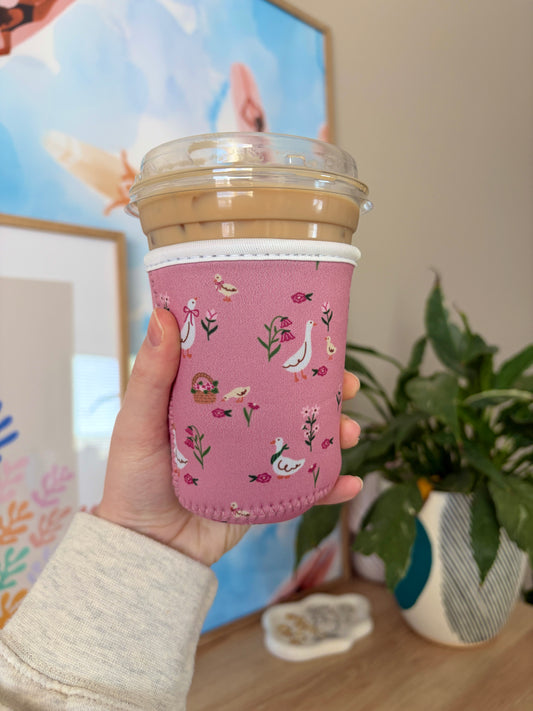 Spring Geese Small Cup Coozie *limited-edition*