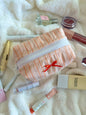 Apricot with Orange Bow Mini Makeup Bag *limited-edition*