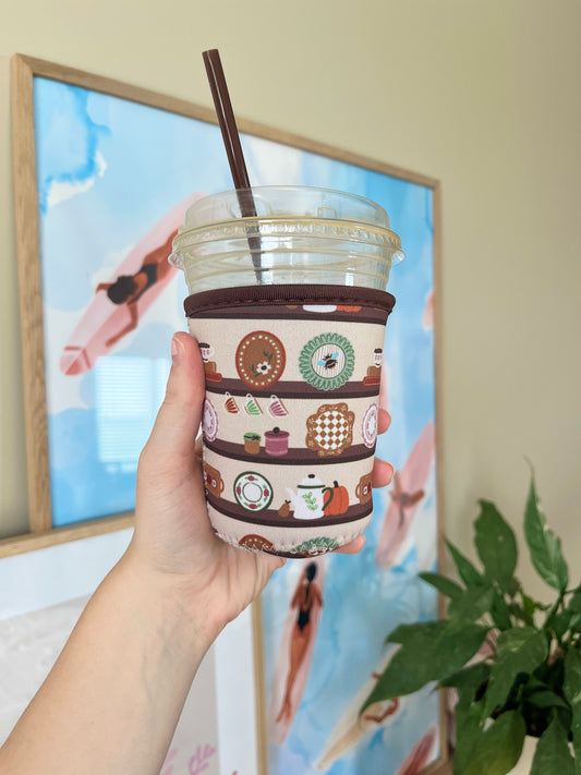 Small Coffee Shop Cup Coozie