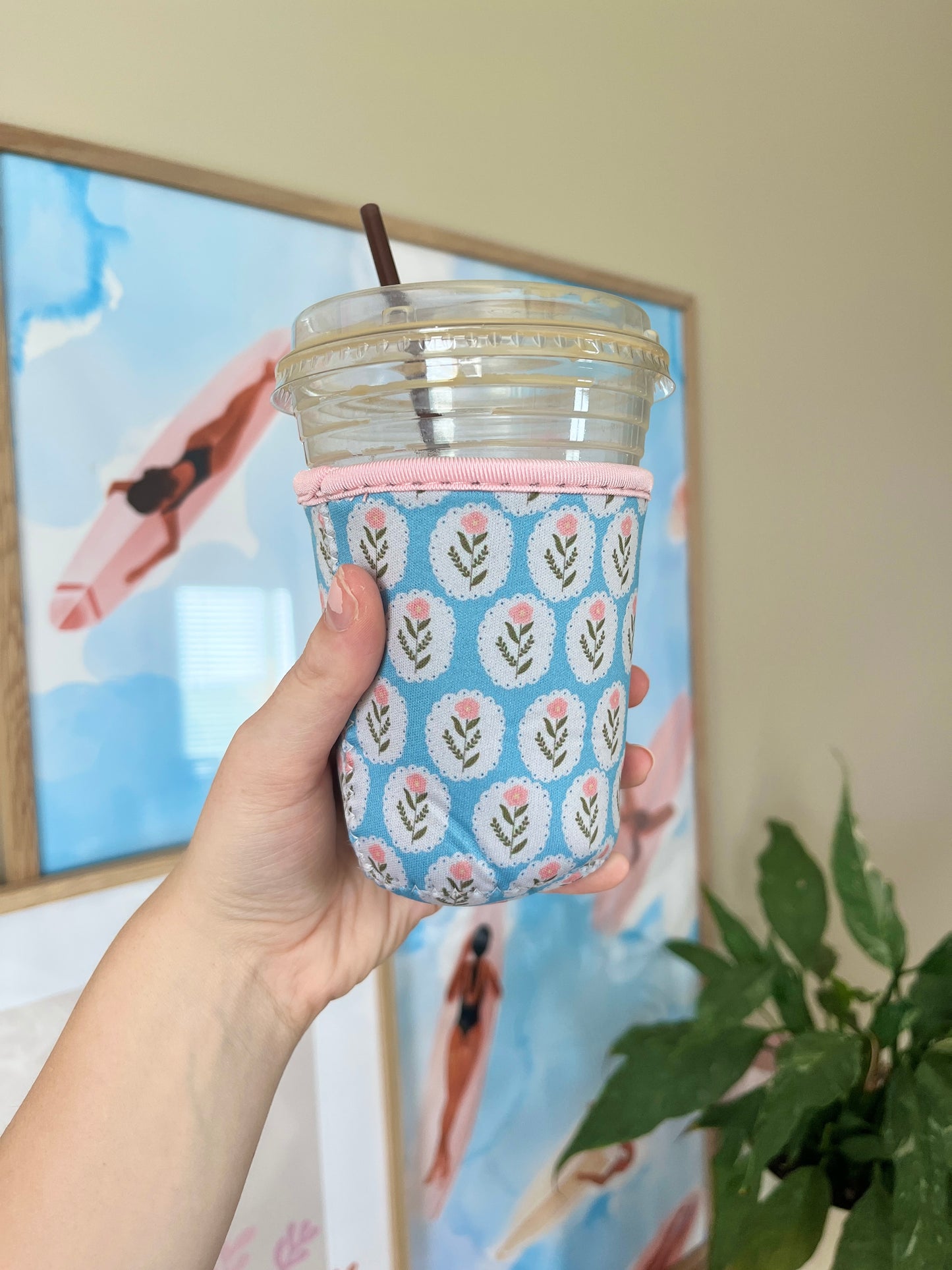 Small Summer Flower Cup Coozie