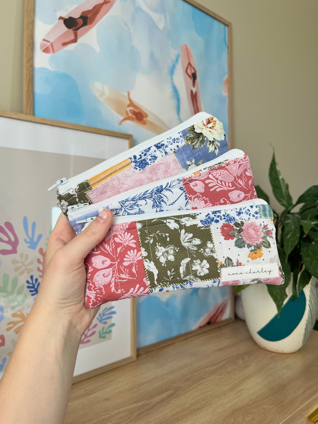 Colorful Picnic Pencil & Glasses Case