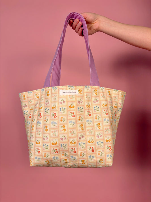 Orange Petal Postage Mini Tote Bag *limited-edition*