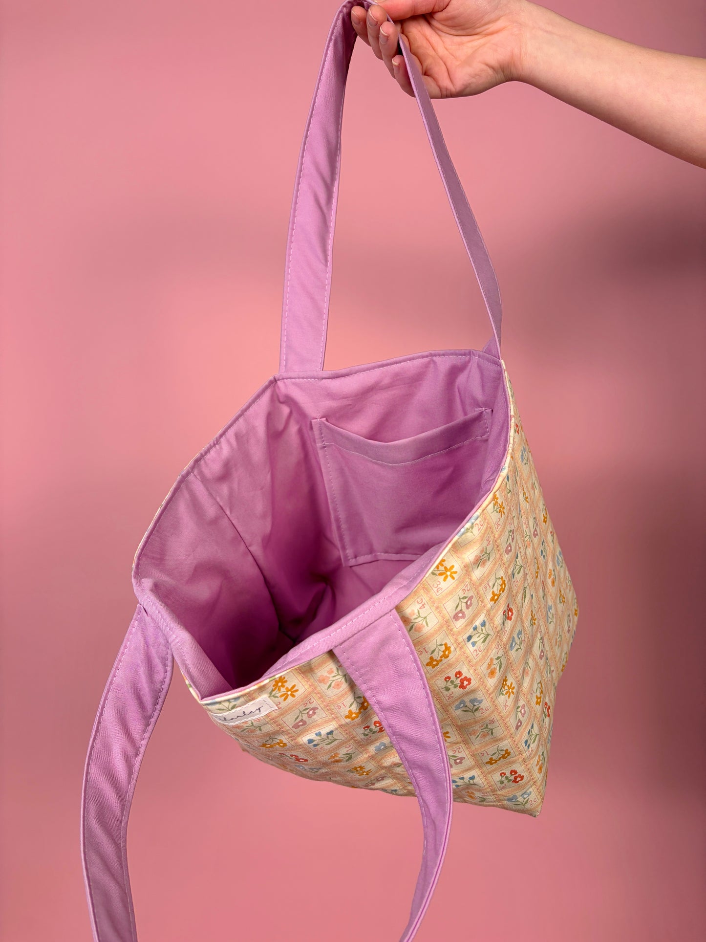 Orange Petal Postage Mini Tote Bag *limited-edition*