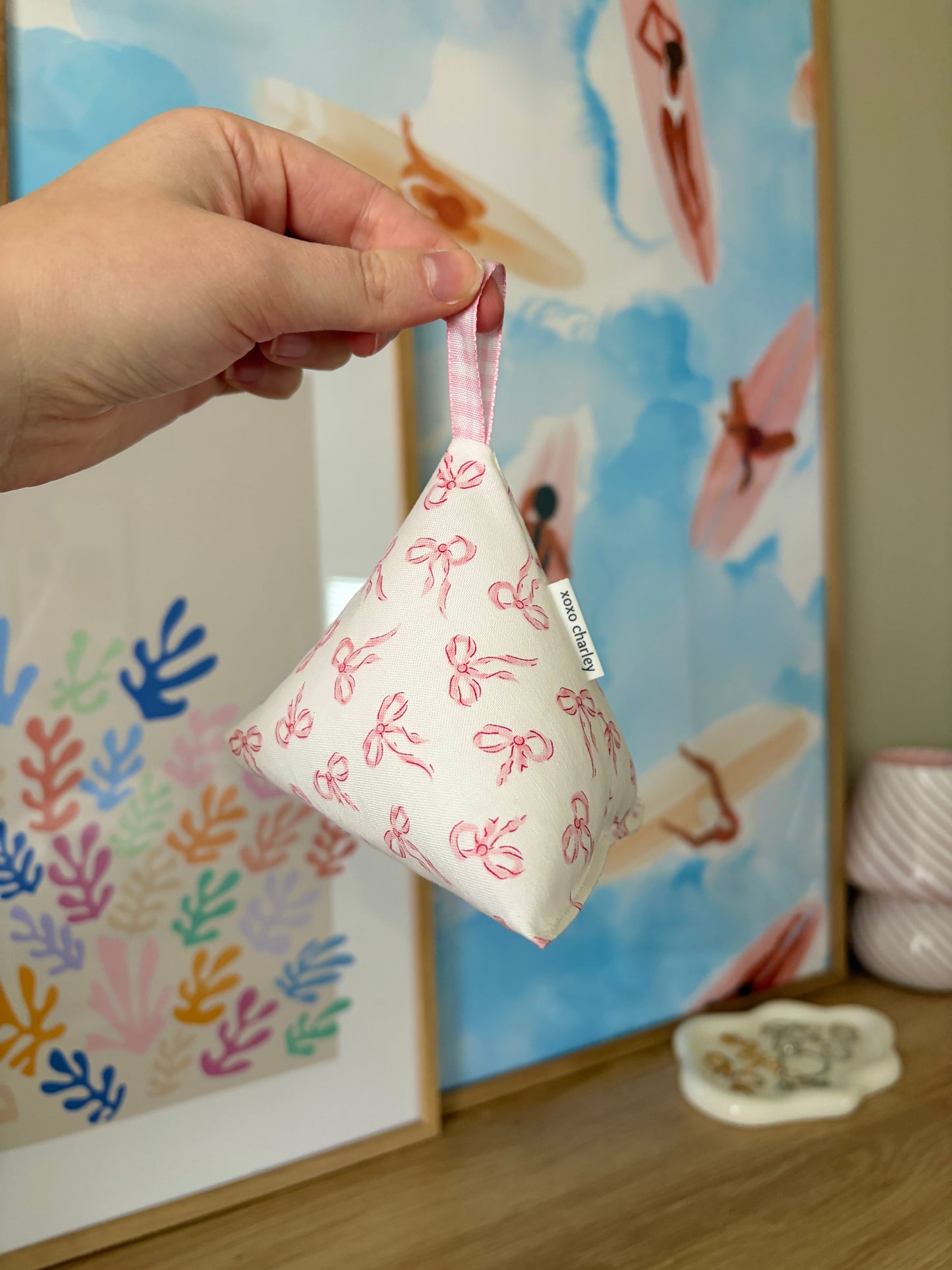Pink Mini Bows Pattern Weight