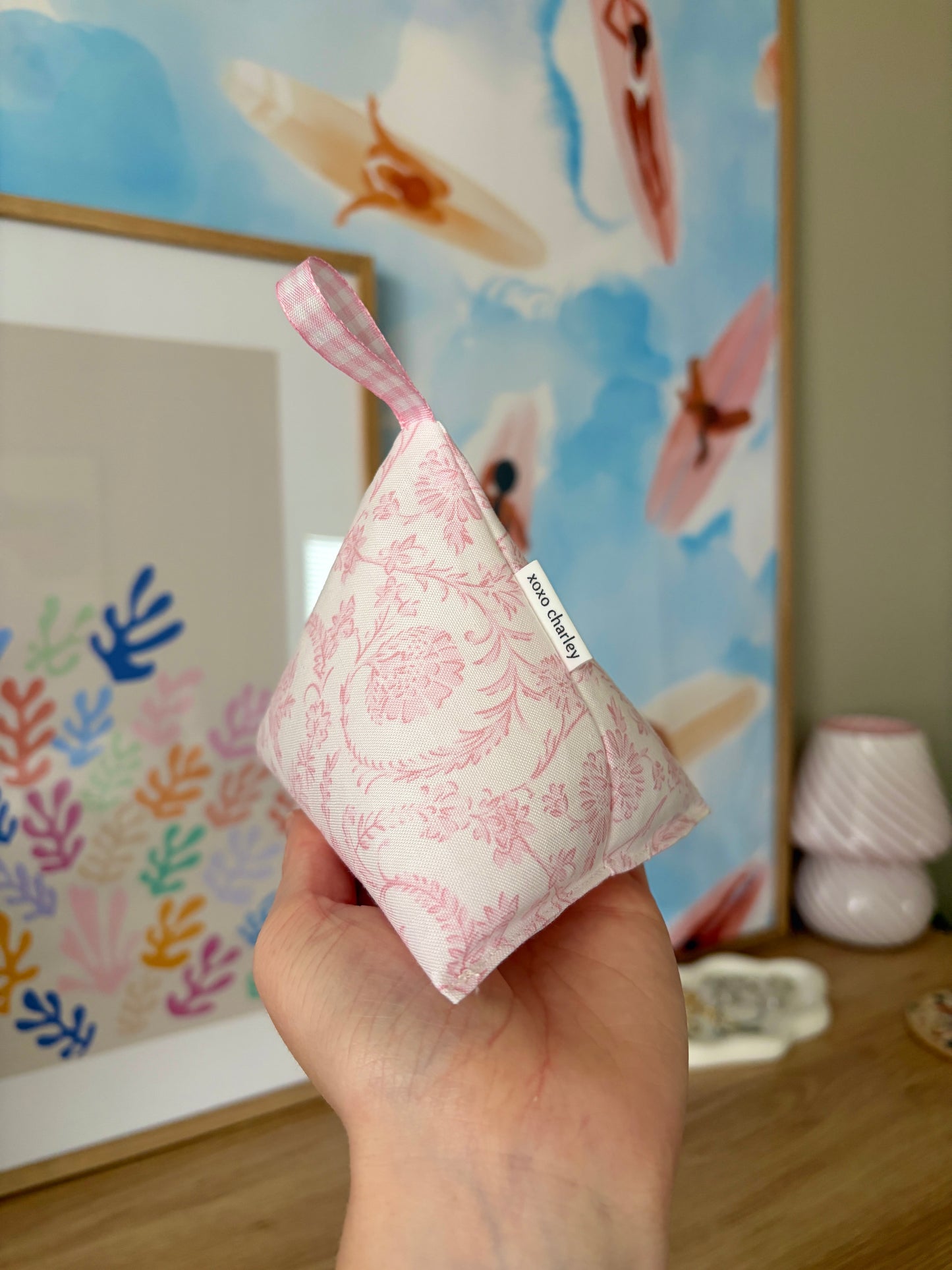 Vintage Pink Pattern Weight