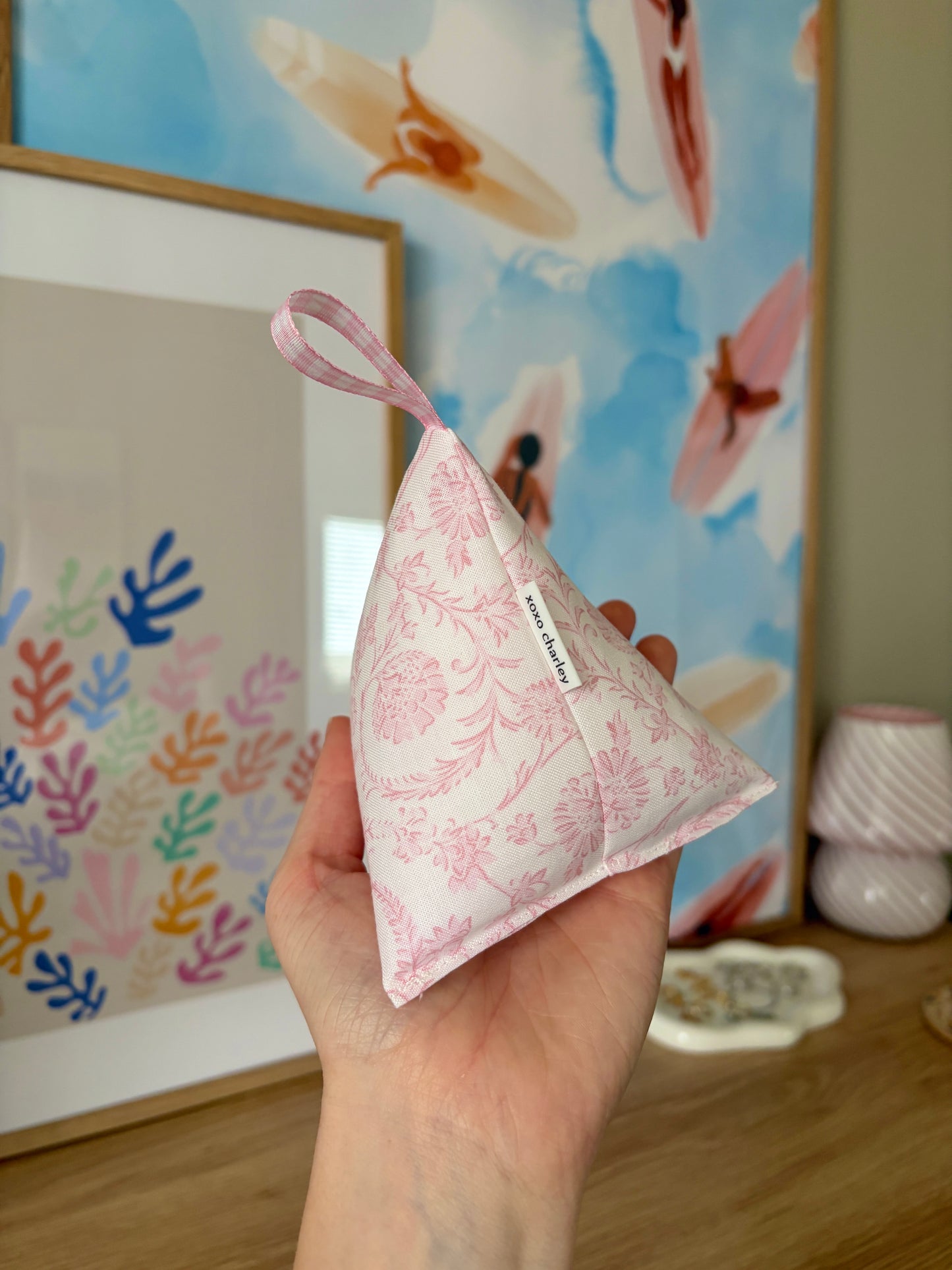 Vintage Pink Pattern Weight