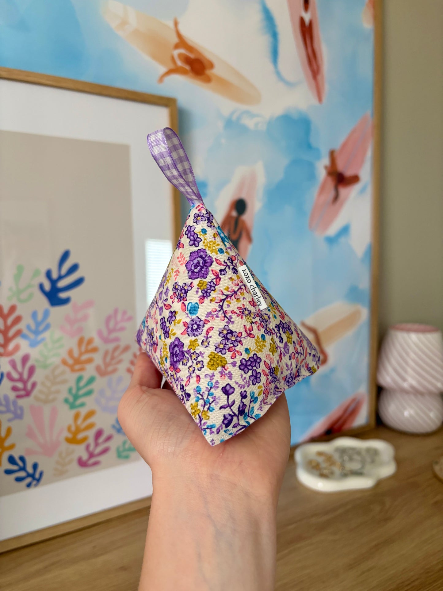 Ditsy Picnic Purple Pattern Weight