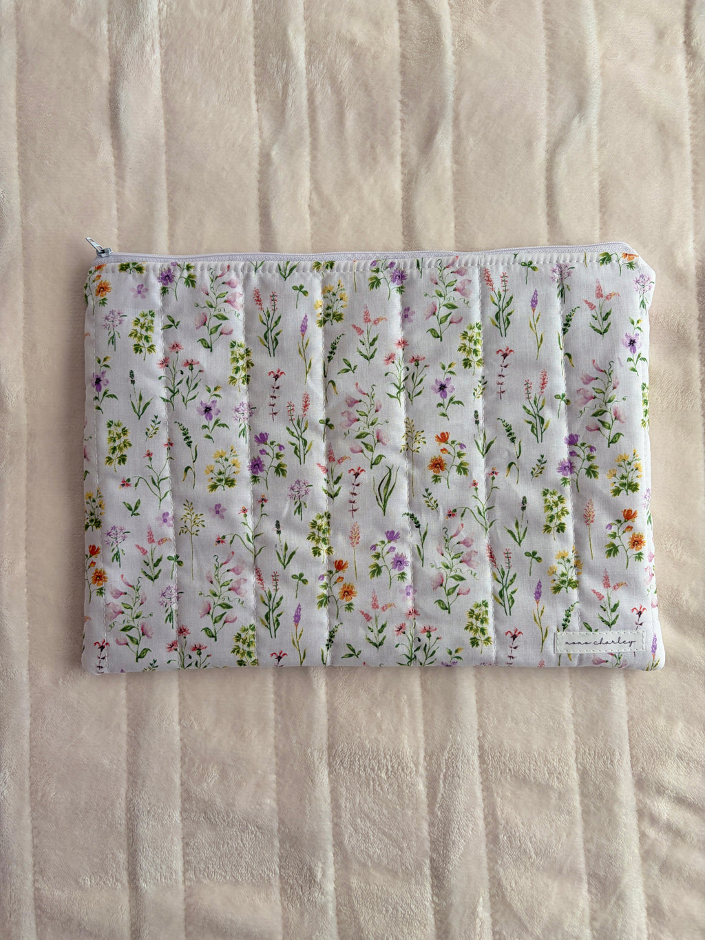 Purple Wildflower Laptop & Tablet Sleeve
