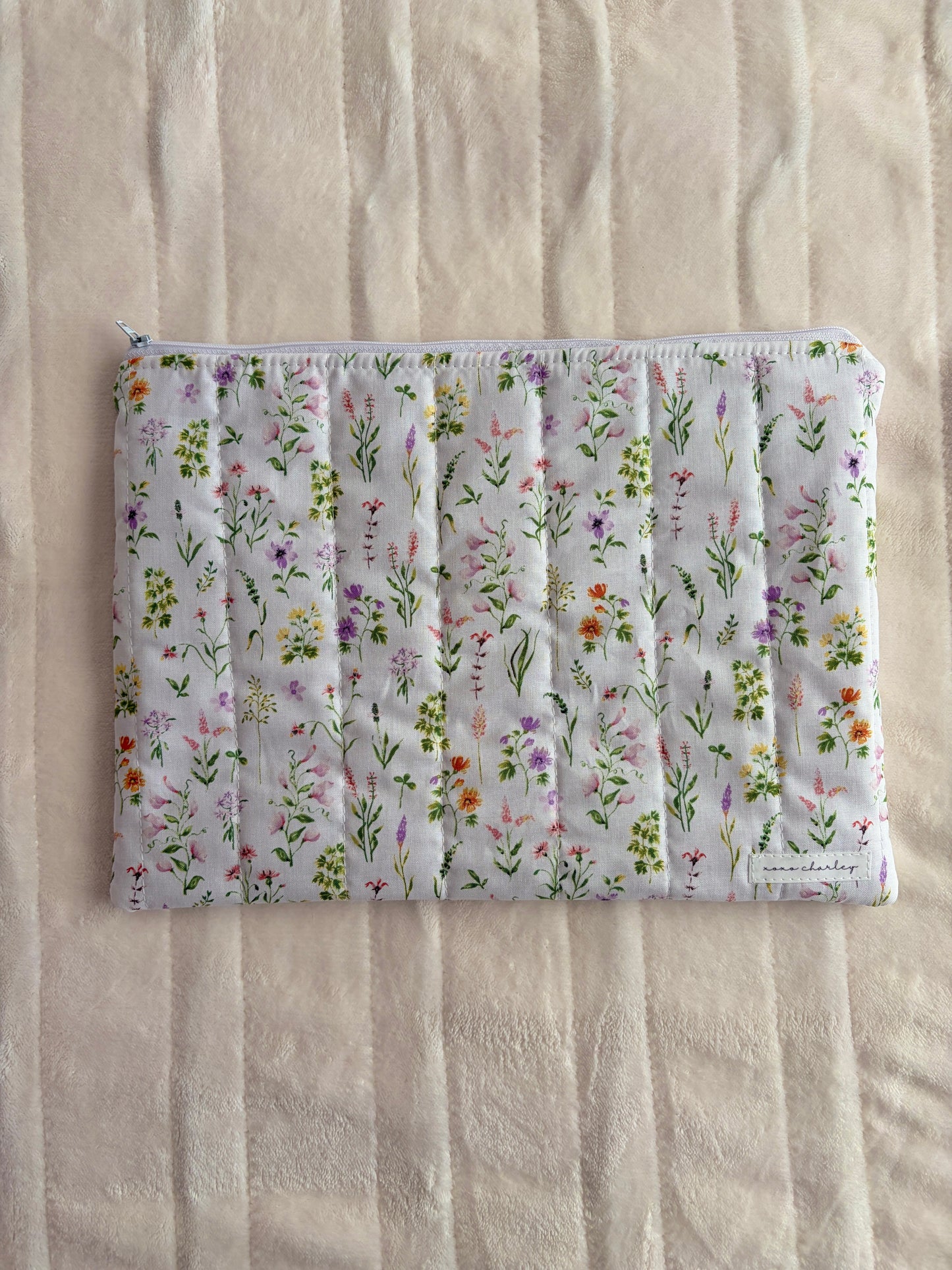 Purple Wildflower Laptop & Tablet Sleeve