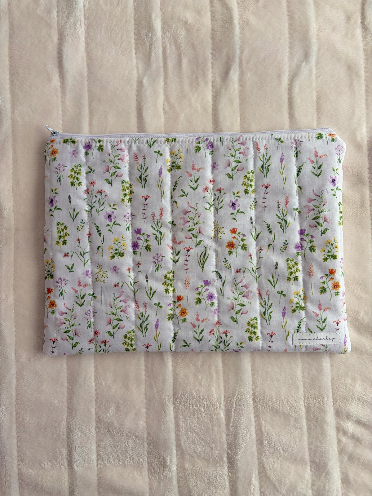 Purple Wildflower Laptop & Tablet Sleeve