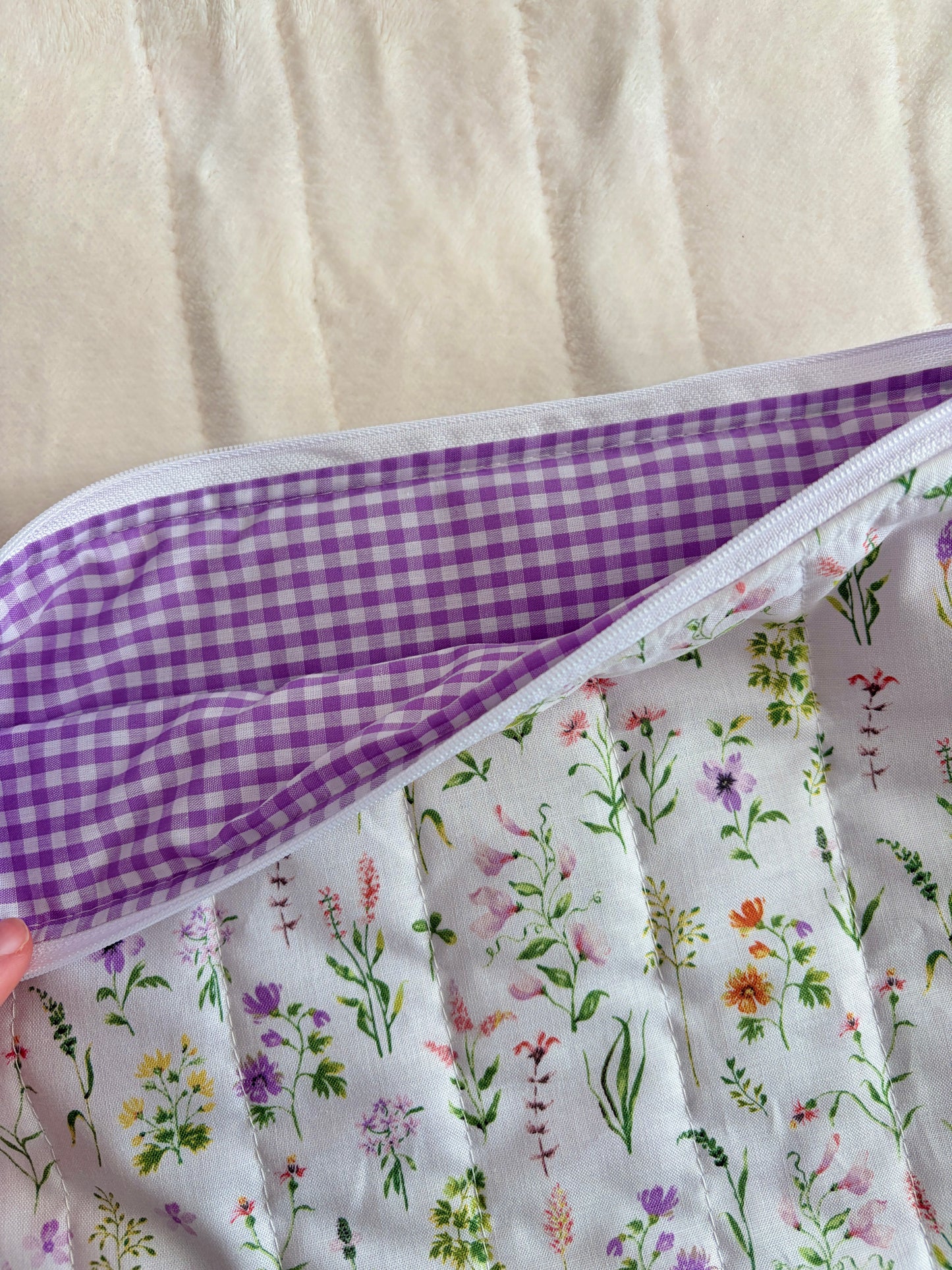 Purple Wildflower Laptop & Tablet Sleeve