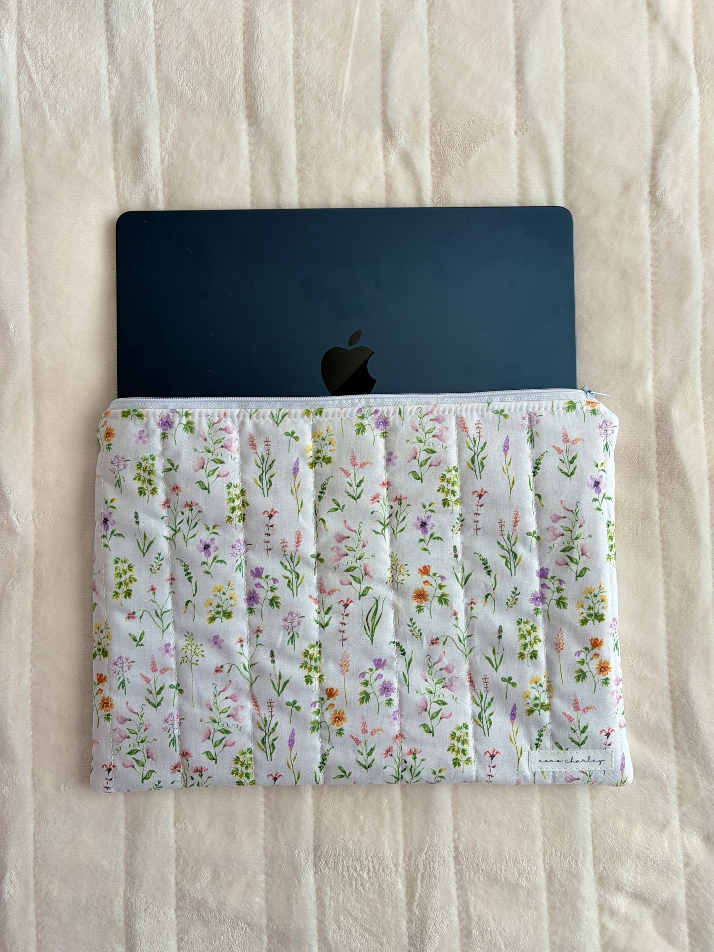 Purple Wildflower Laptop & Tablet Sleeve