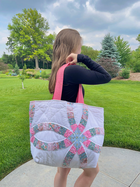 The Watermelon Quilted Weekender Tote Bag #2