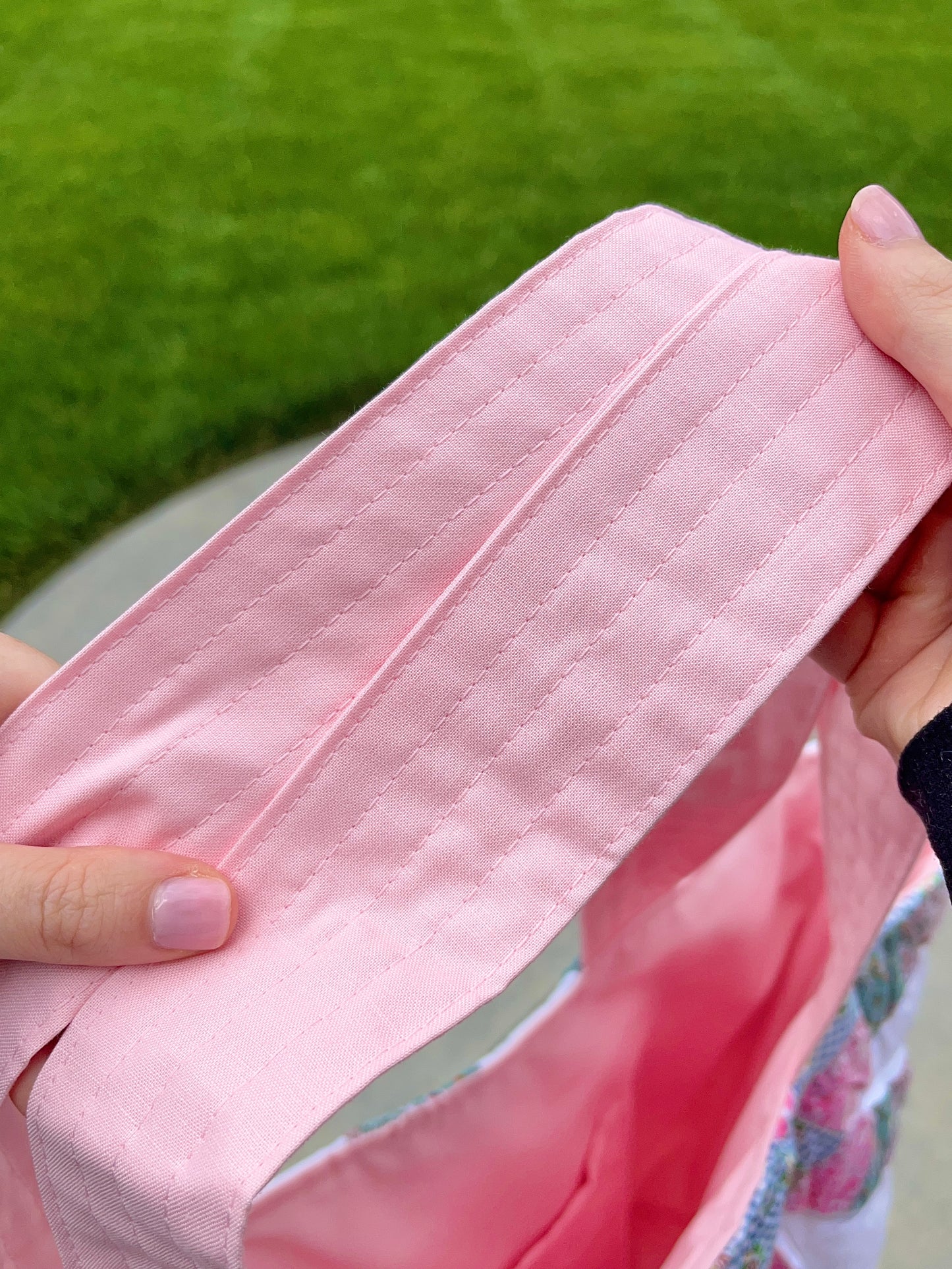 The Light Pink Quilted Weekender Tote Bag #2