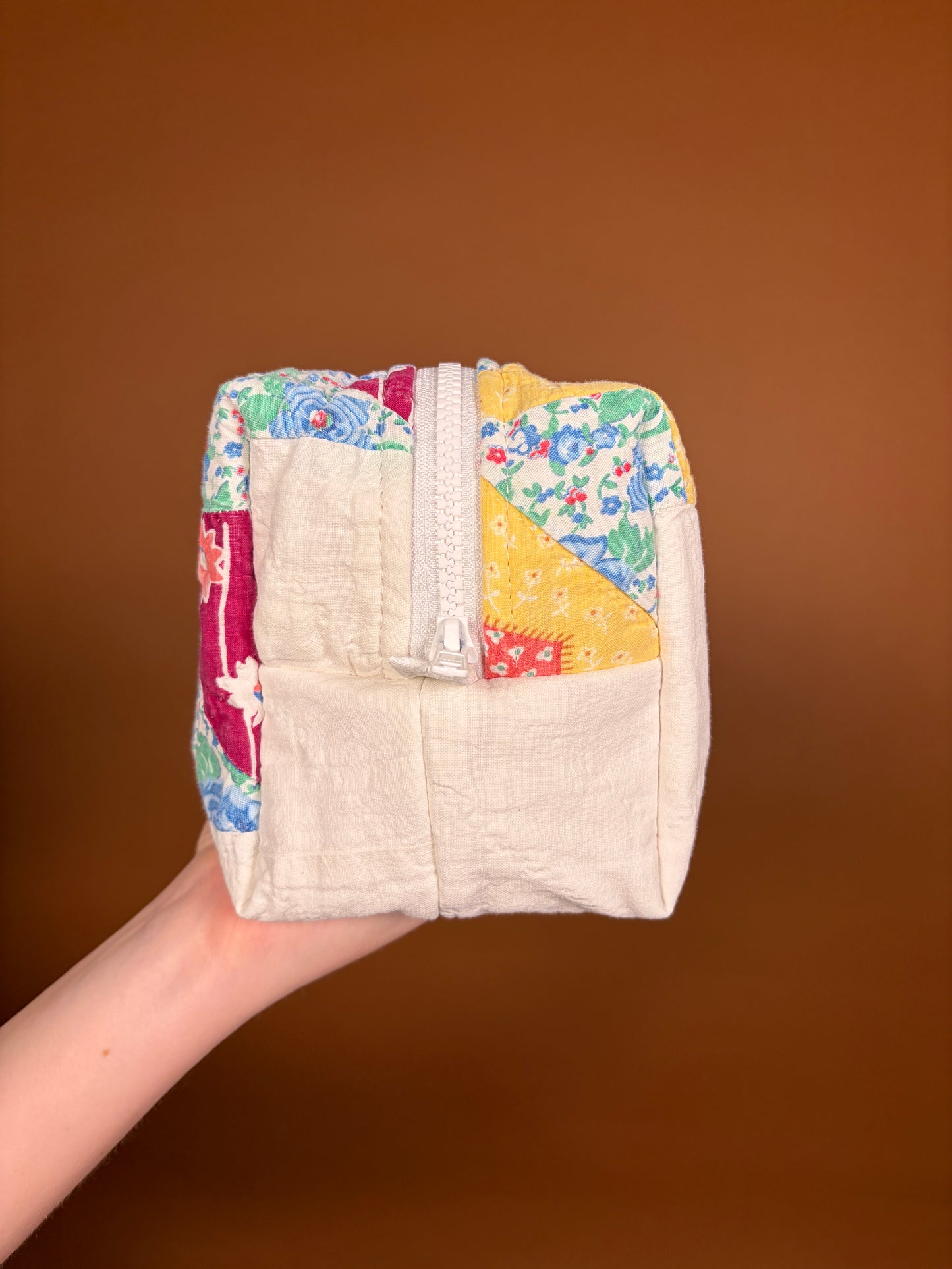 Upcycled Pink Medium Makeup Bag #2 *limited-edition*