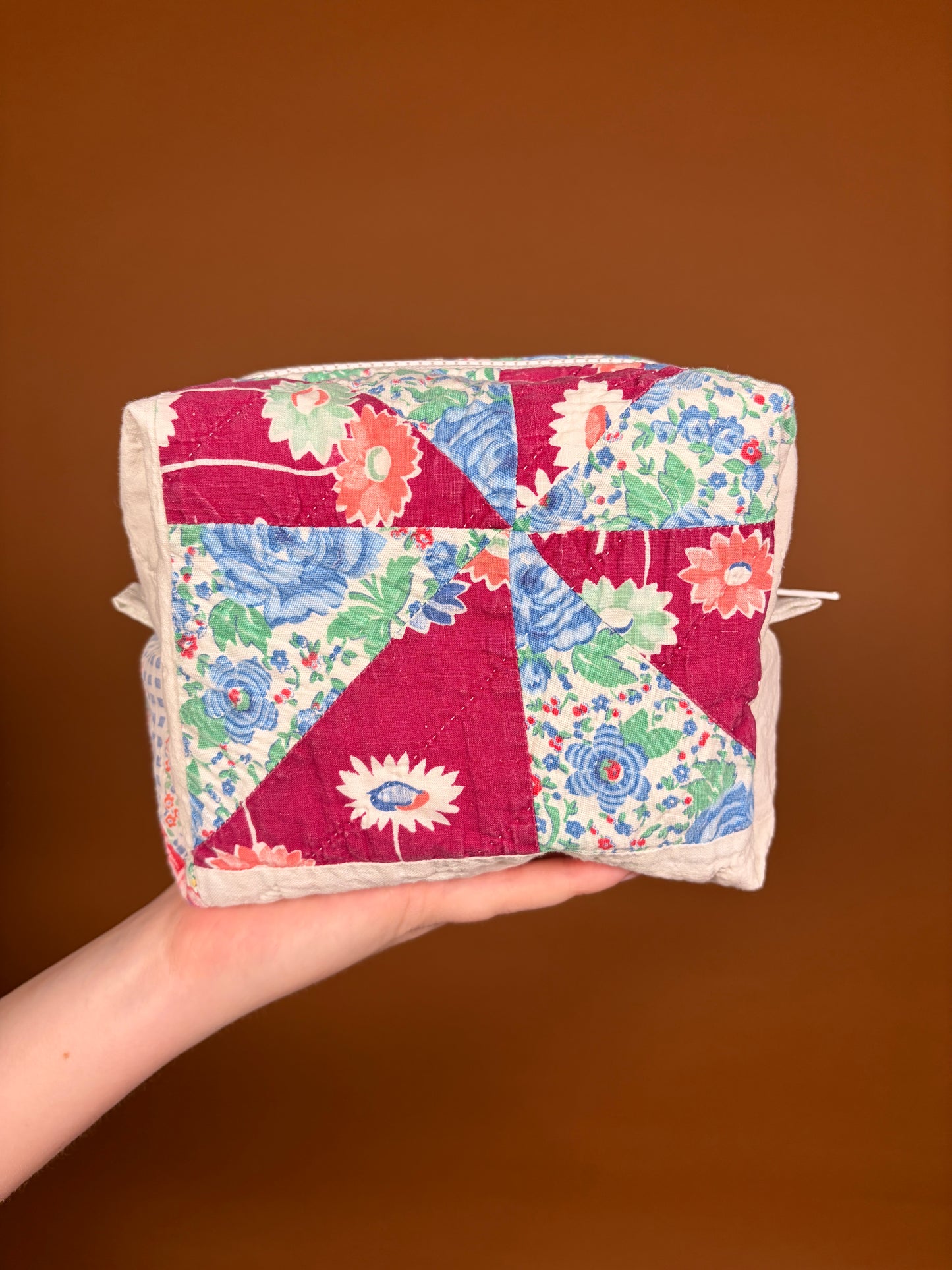 Upcycled Pink Medium Makeup Bag #2 *limited-edition*