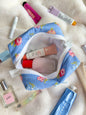 Magnolia Mini Makeup Bag with Blue Bow *limited-edition*